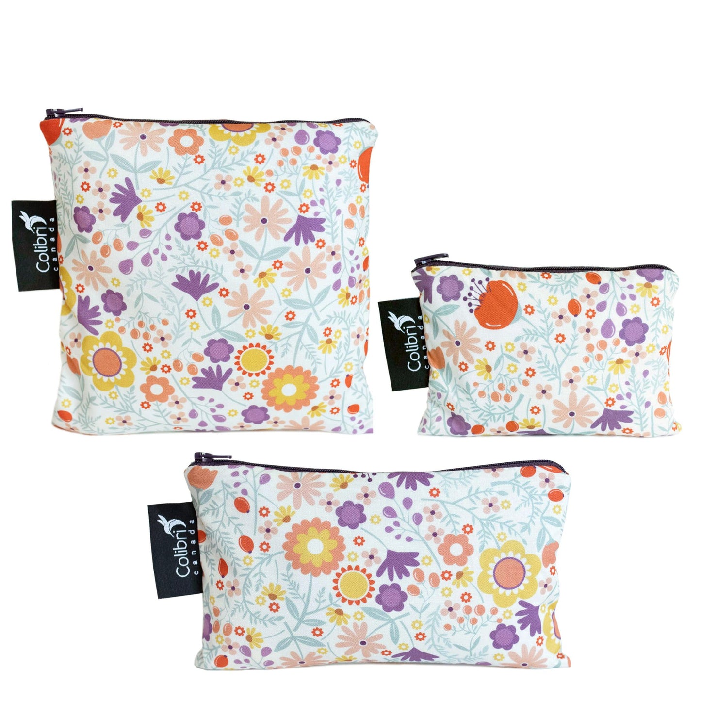 Wildflowers Snack Bag Set