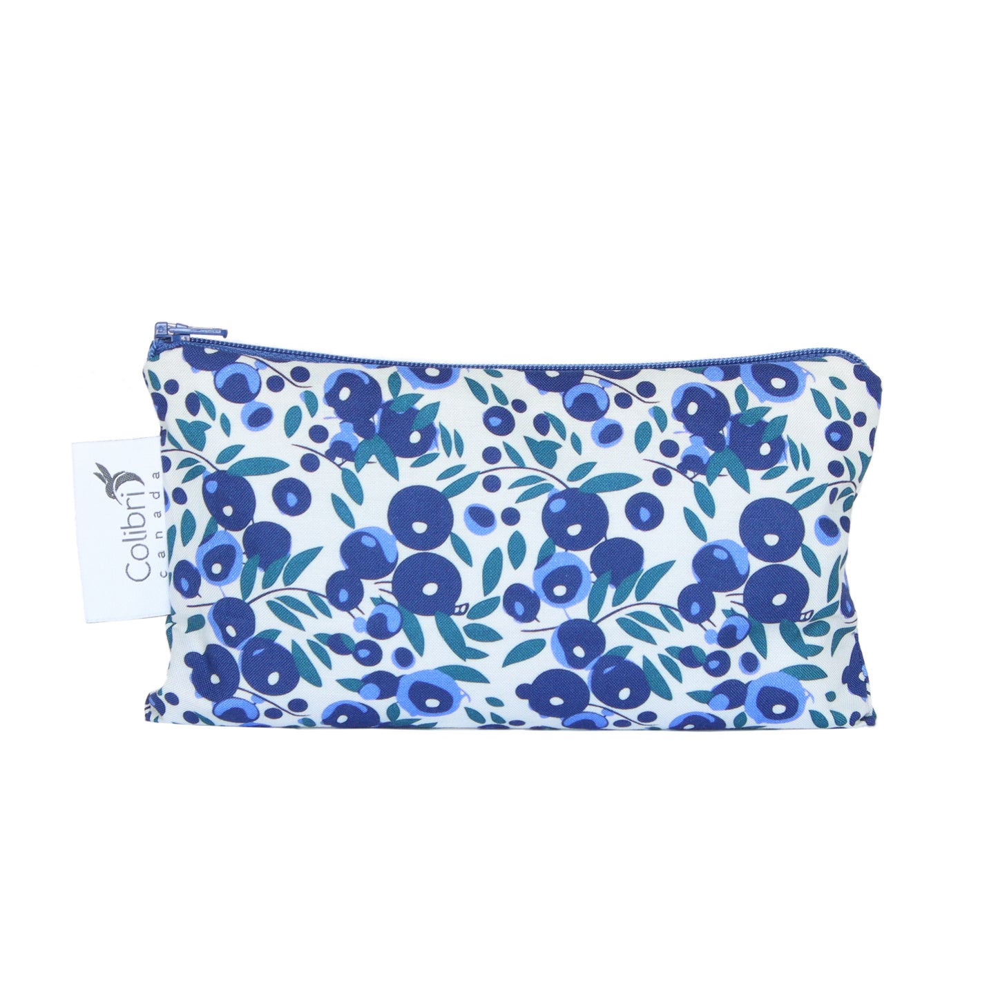 Blueberry Reusable Snack Bag - Medium