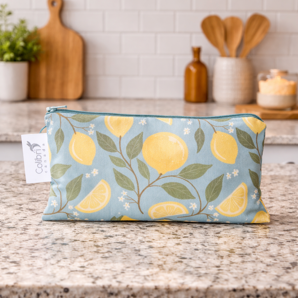 Lemon Grove Reusable Snack Bag - Medium