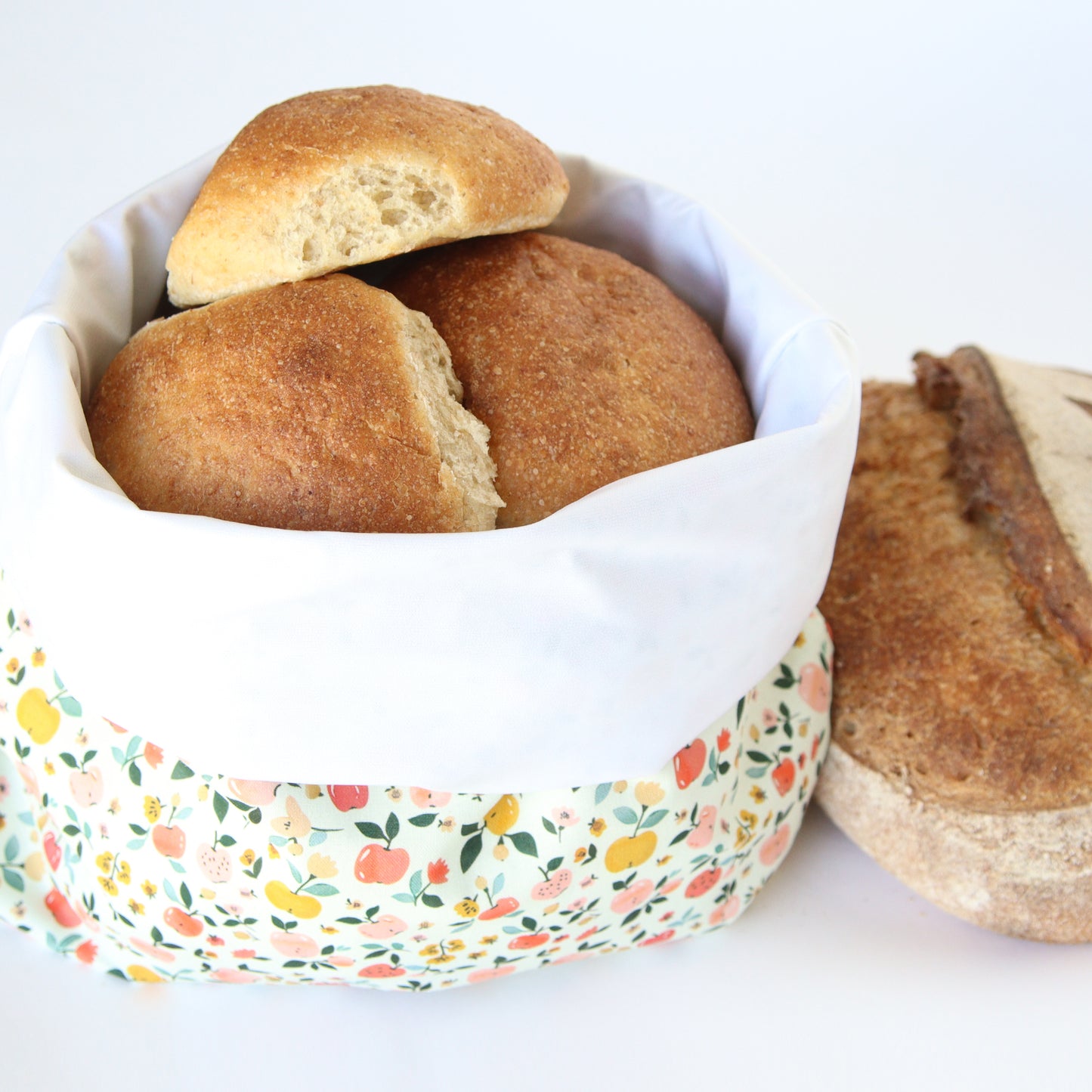 Reusable Bread Bag - Apples