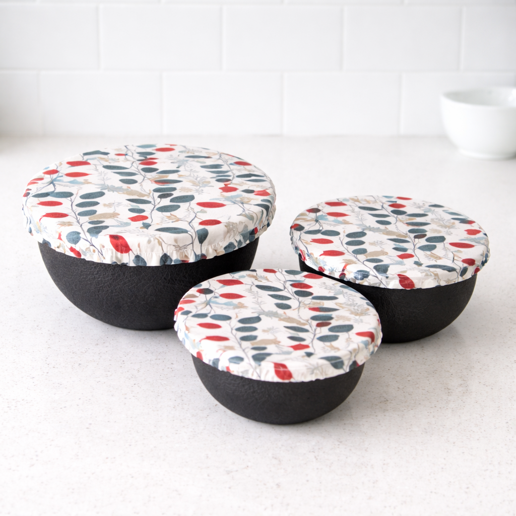 Bowl Cover Set - Nordic Vines