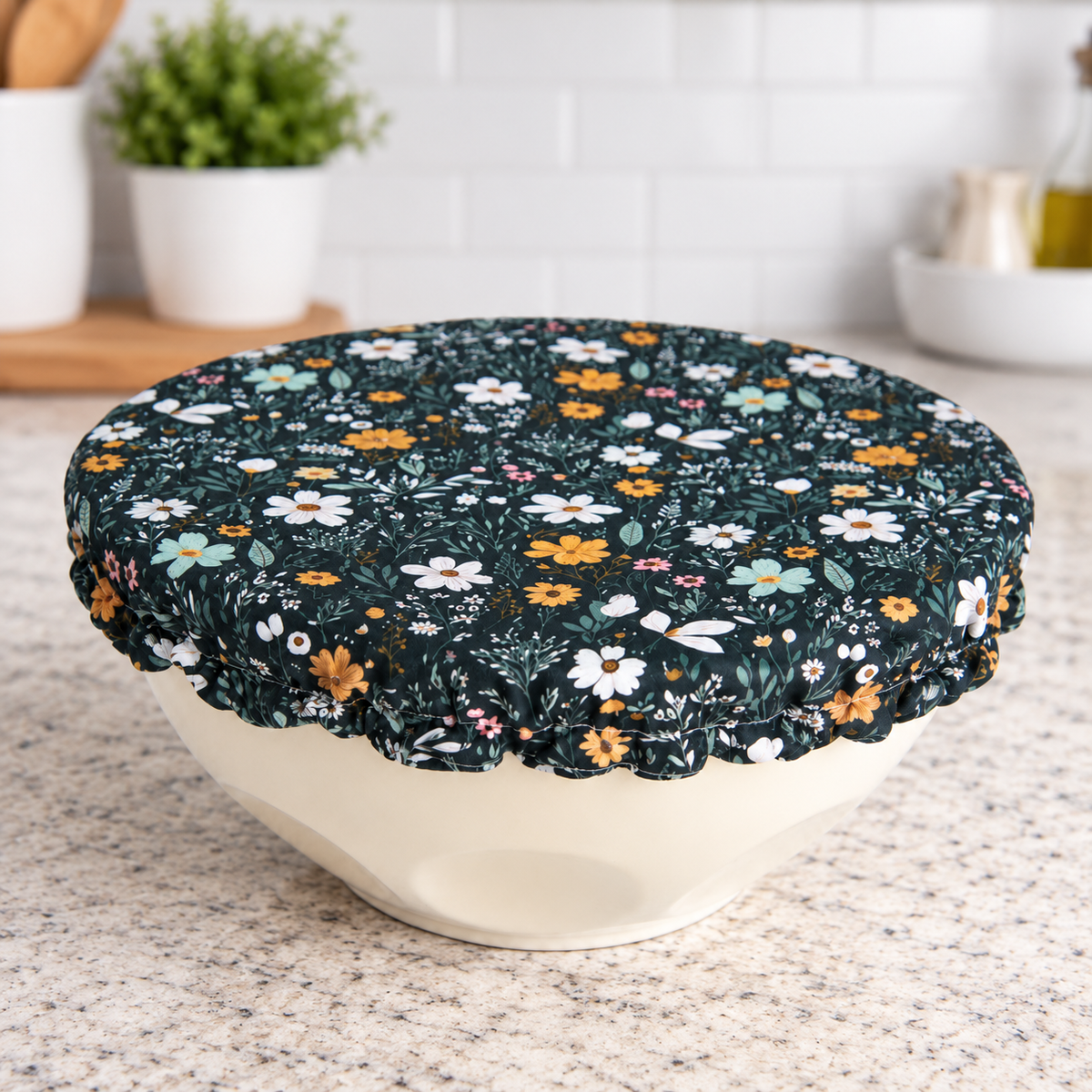Extra Large Bowl Cover - Daisy