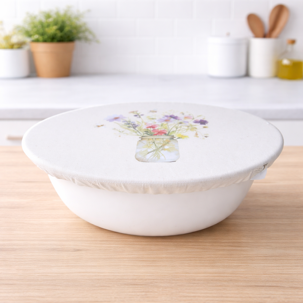 Extra Large Bowl Cover - Bee Bright