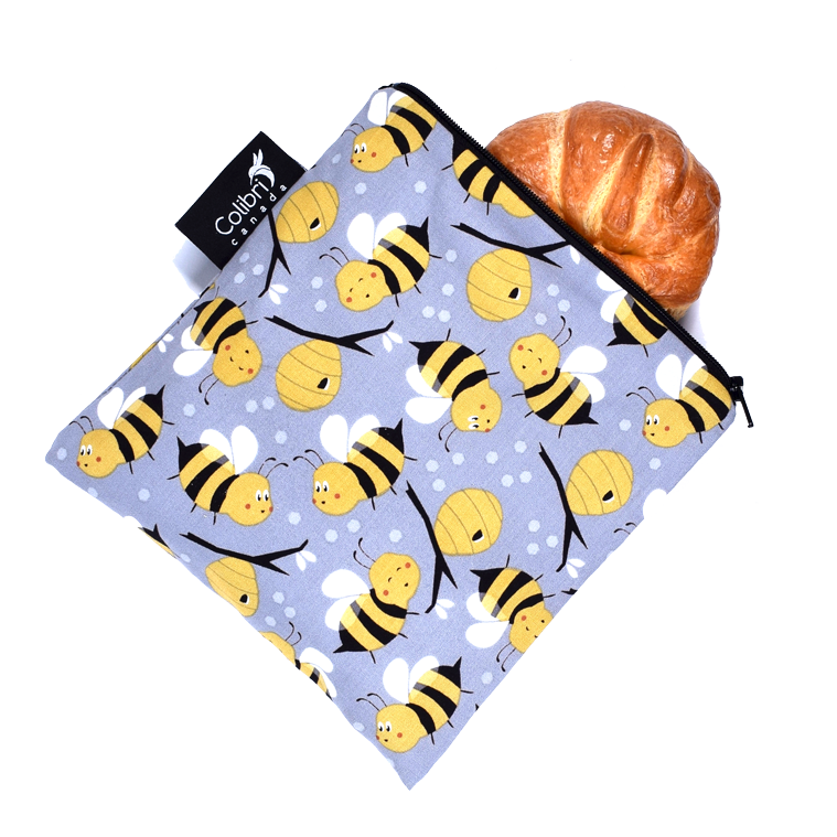 Bumble Bee - Reusable Snack Bag - Large