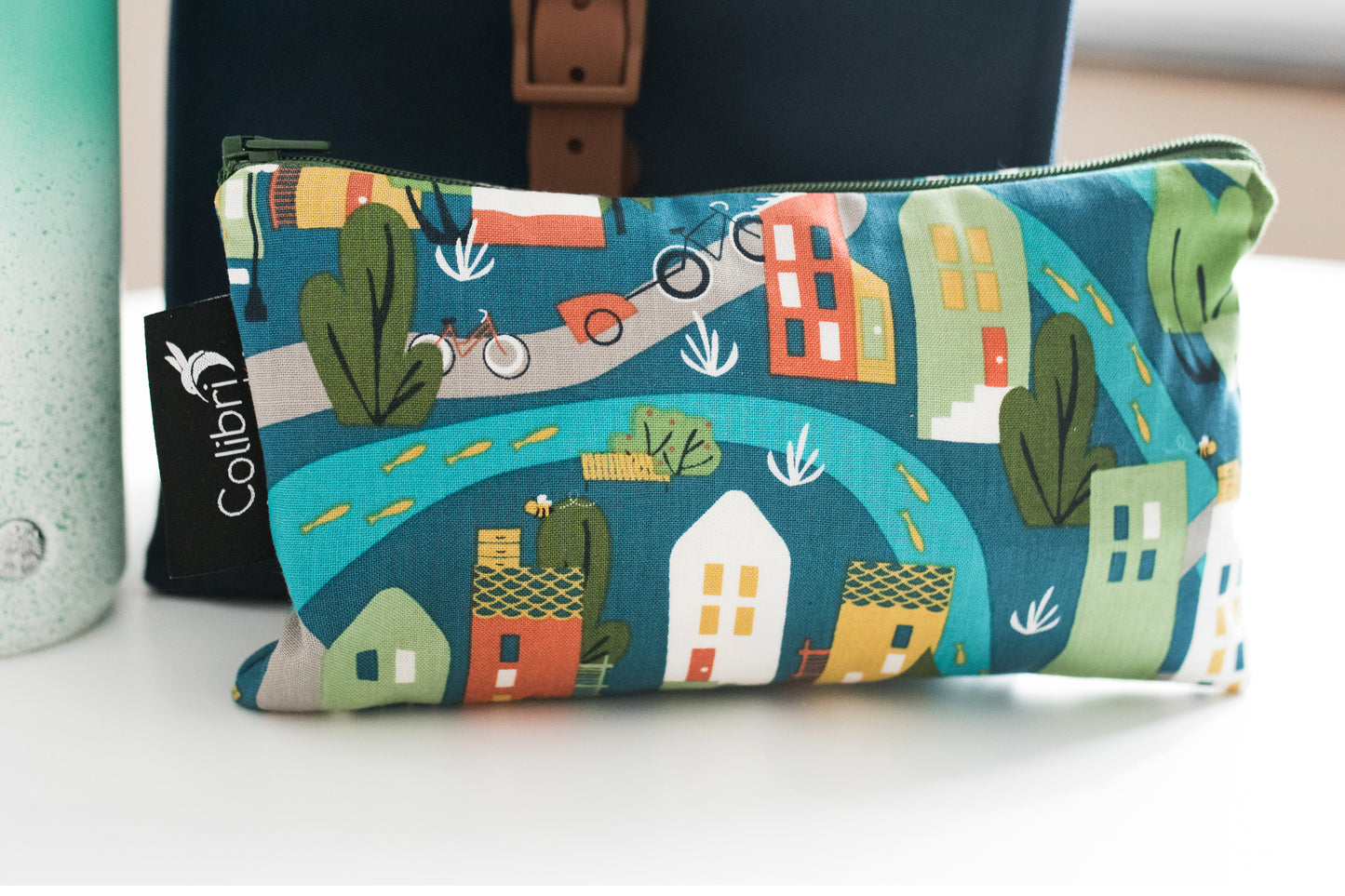 Urban Cycle Reusable Snack Bag - Medium