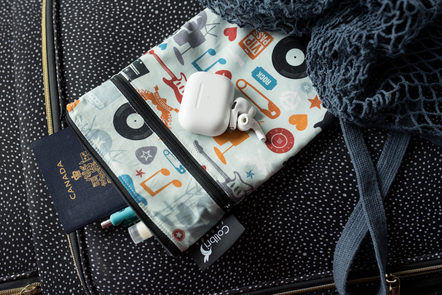 Rock n' Roll Mini Double Duty Wet Bag