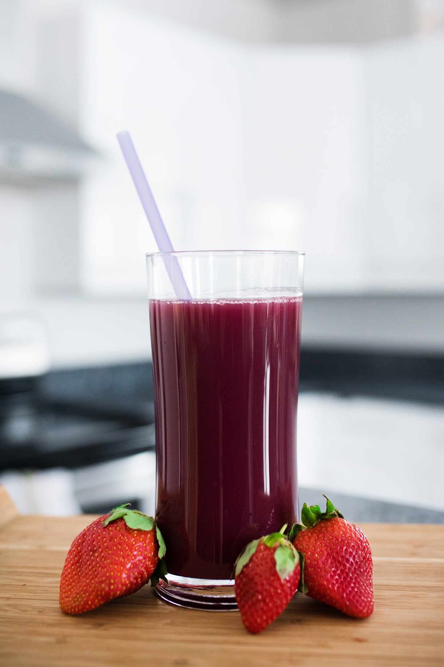 Reusable Silicone Straws - 2 pack purple