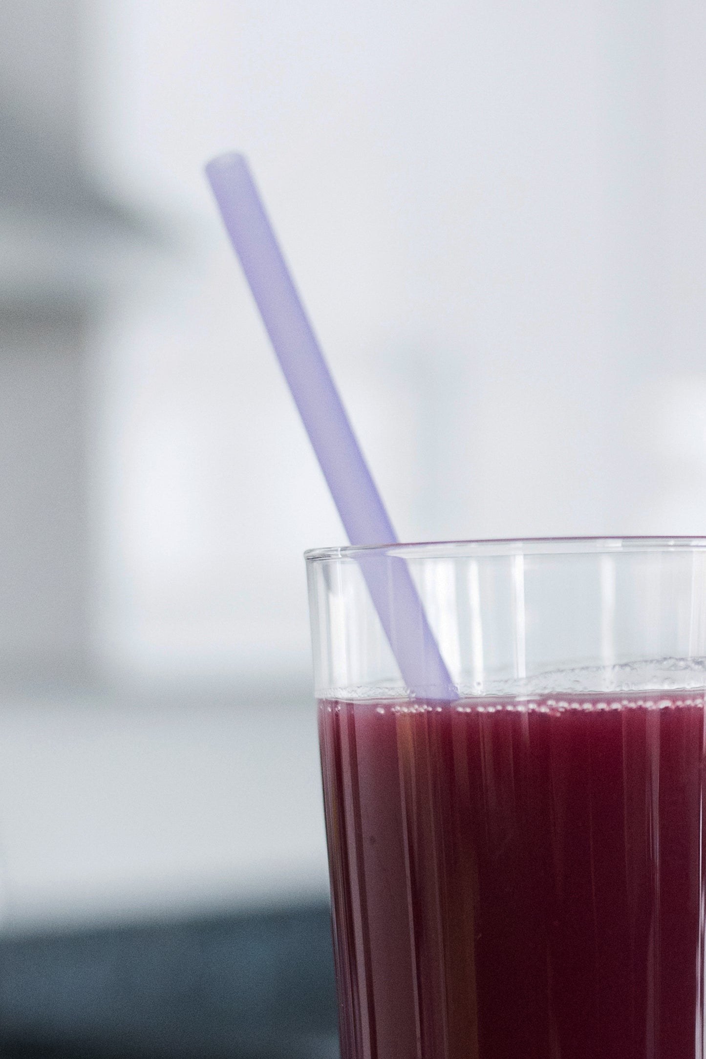 Reusable Silicone Straw - SINGLE - Purple