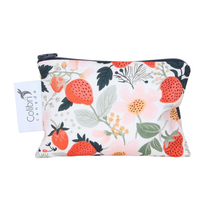 Strawberry Patch Reusable Snack Bag - Small