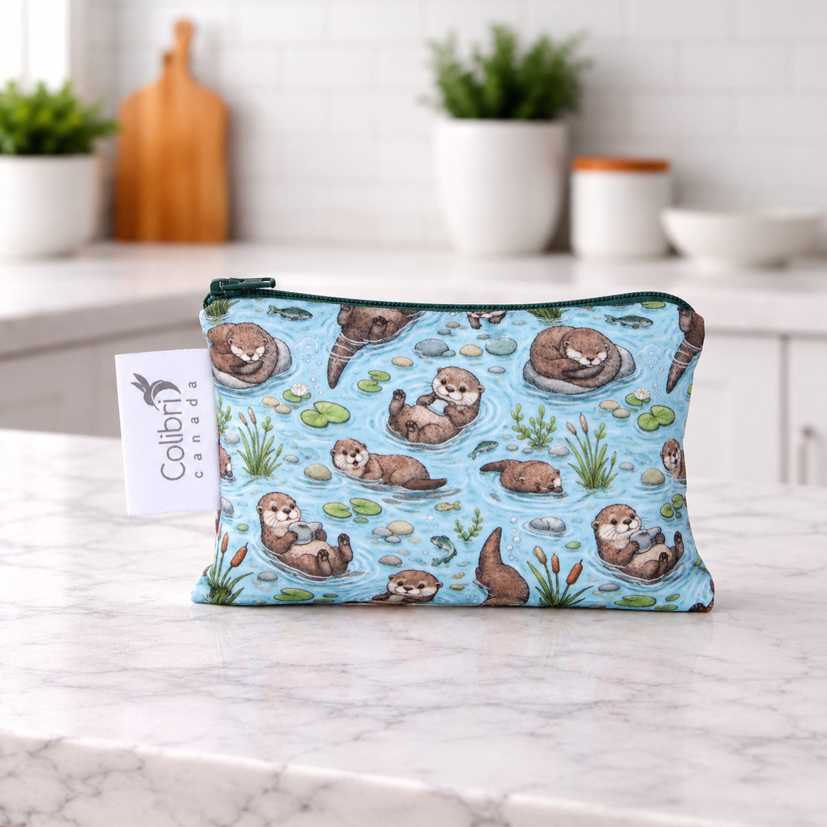 Otterly Adorable Reusable Snack Bag - Small