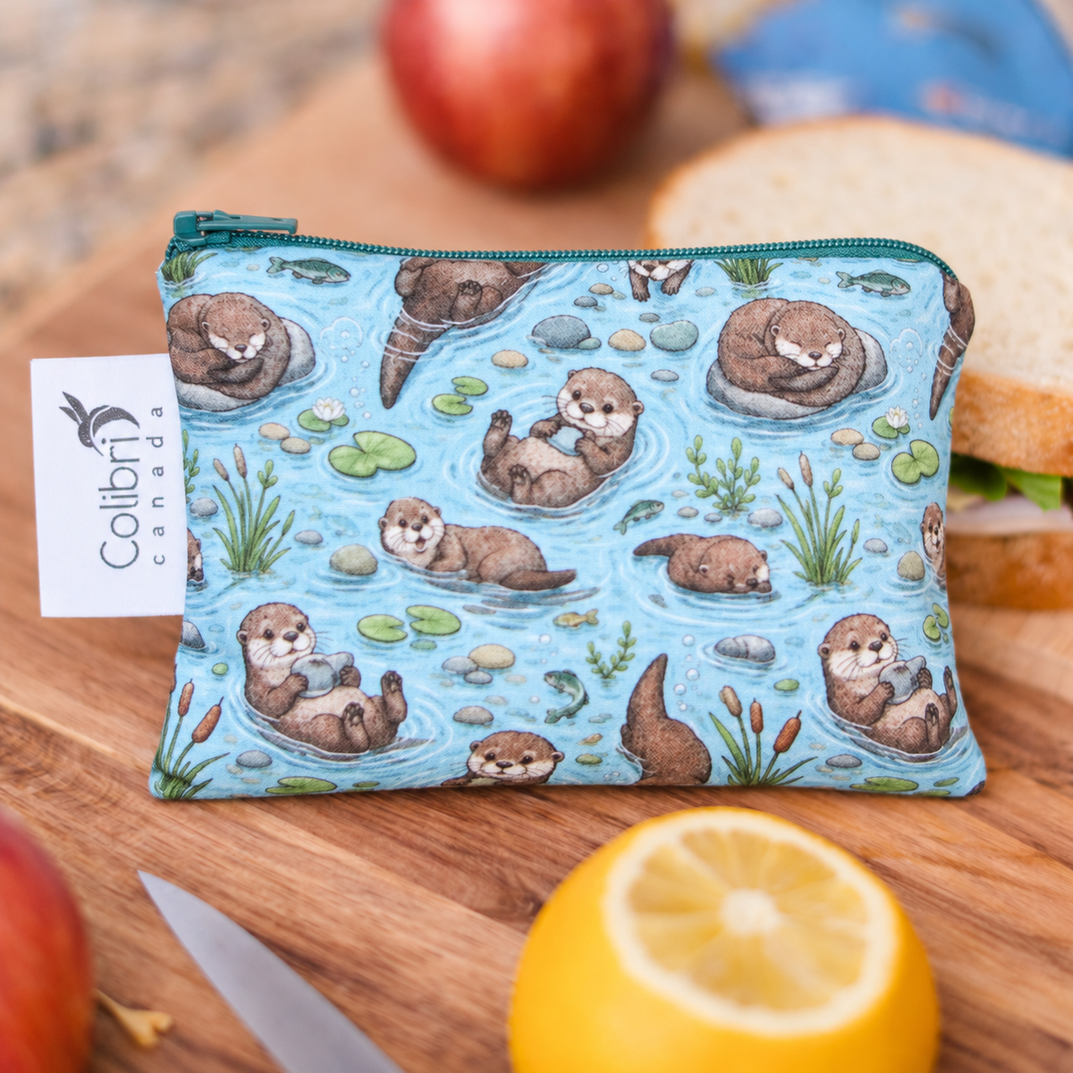 Otterly Adorable Reusable Snack Bag - Small