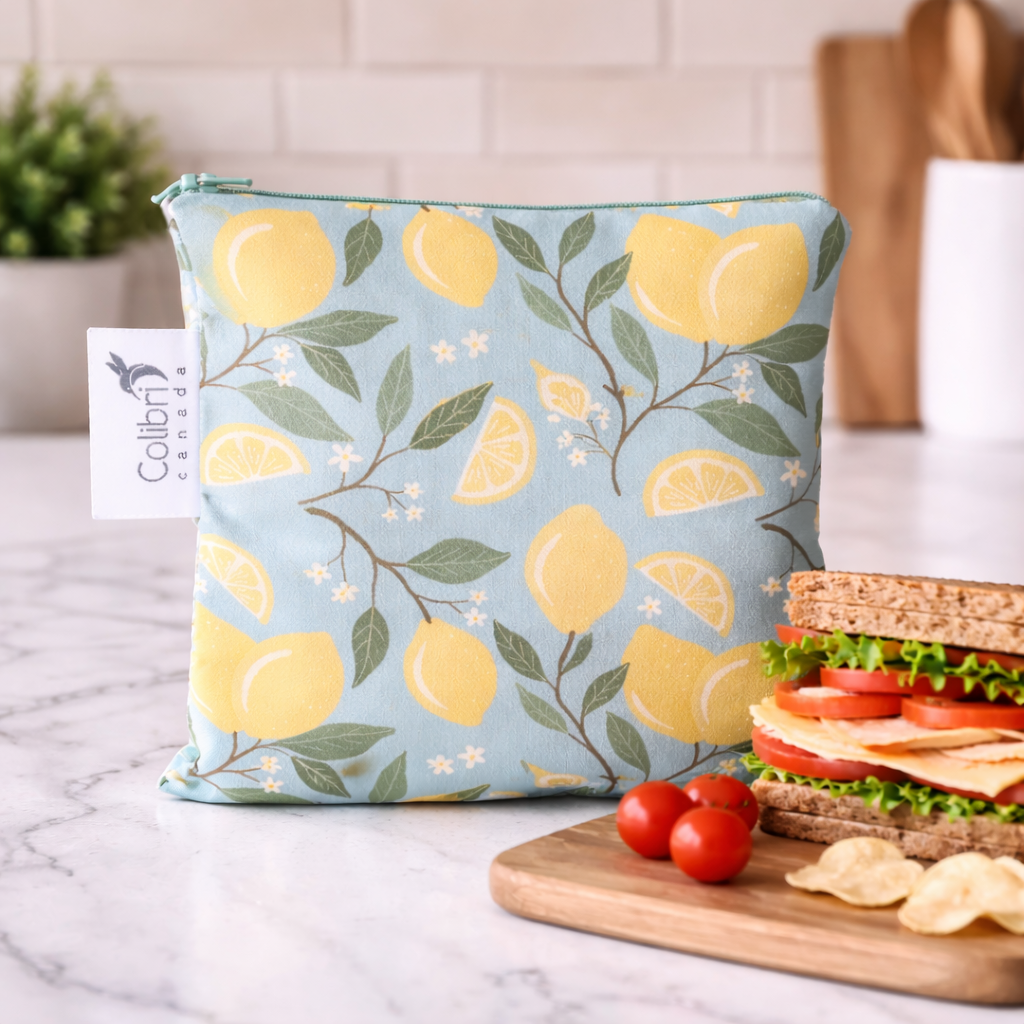 Lemon Grove Reusable Snack Bag - Large