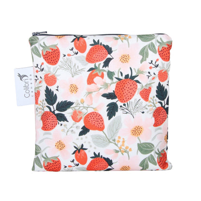 Strawberry Patch Reusable Snack Bag - Large