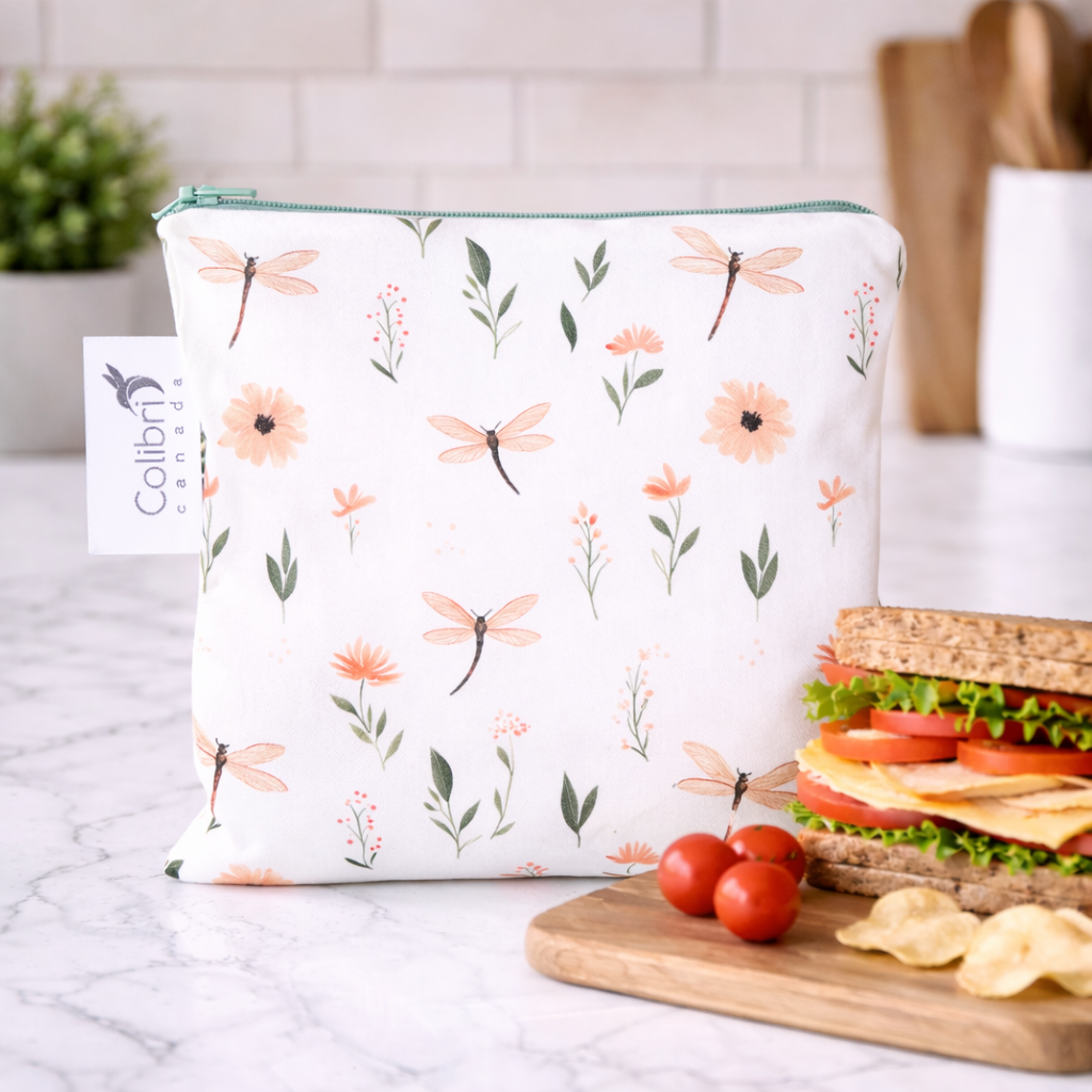 Dragonfly Reusable Snack Bag - Large