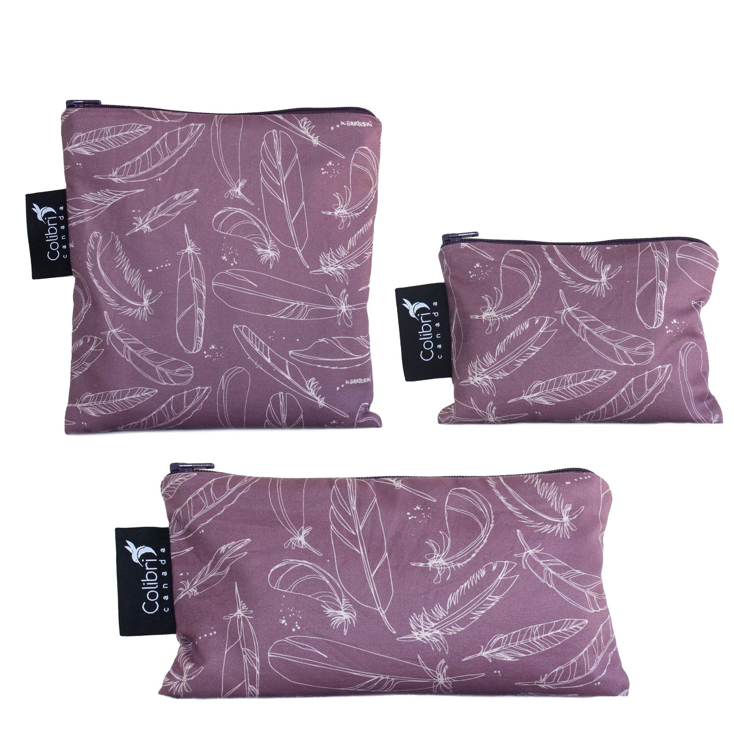 Feather Snack Bag Set