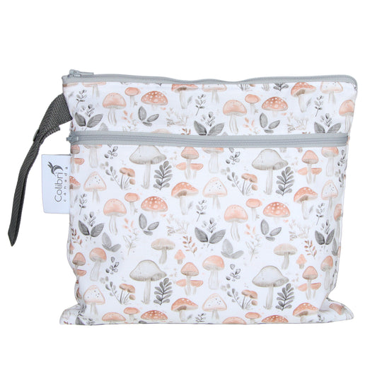 Wild Mushrooms Small Double Duty Wet Bag