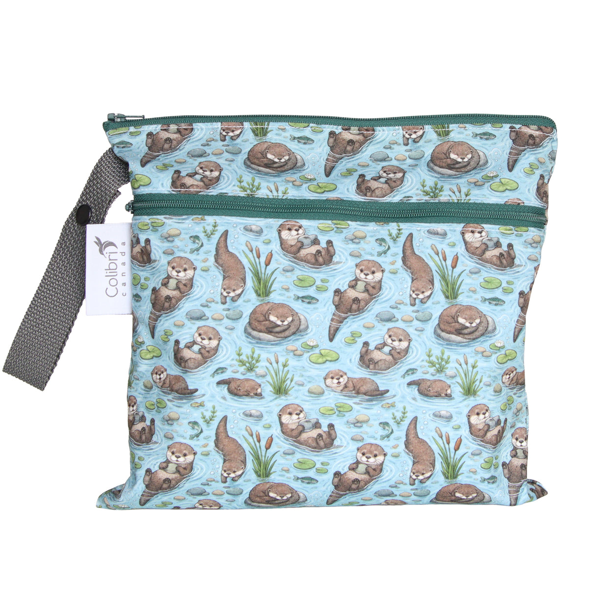 Otterly Adorable Small Double Duty Wet Bag