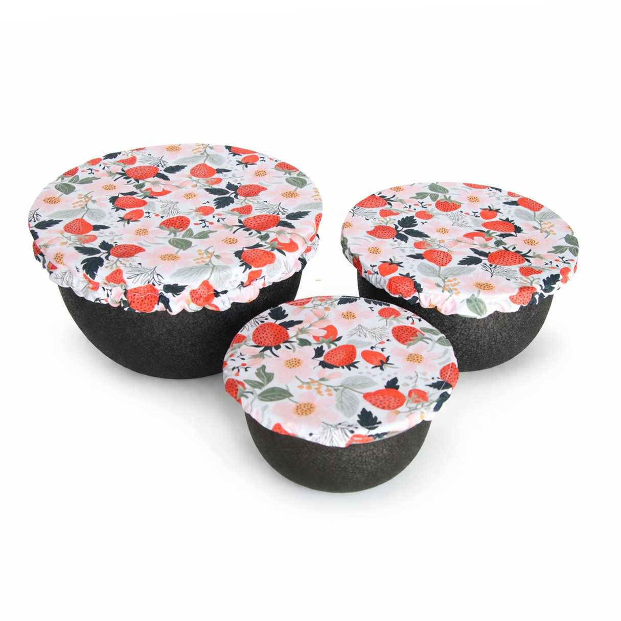 Bowl Cover Set - Strawberry Patch