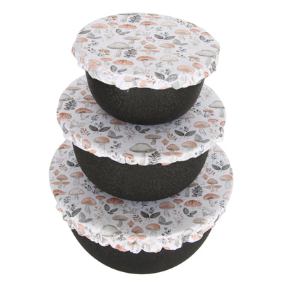 Bowl Cover Set - Wild Mushrooms
