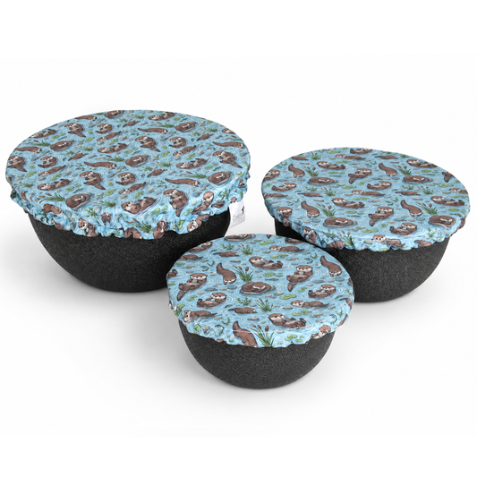 Bowl Cover Set - Otterly Adorable