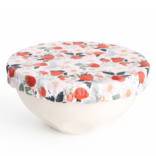 Extra Large Bowl Cover - Strawberry Patch