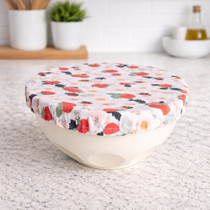 Extra Large Bowl Cover - Strawberry Patch