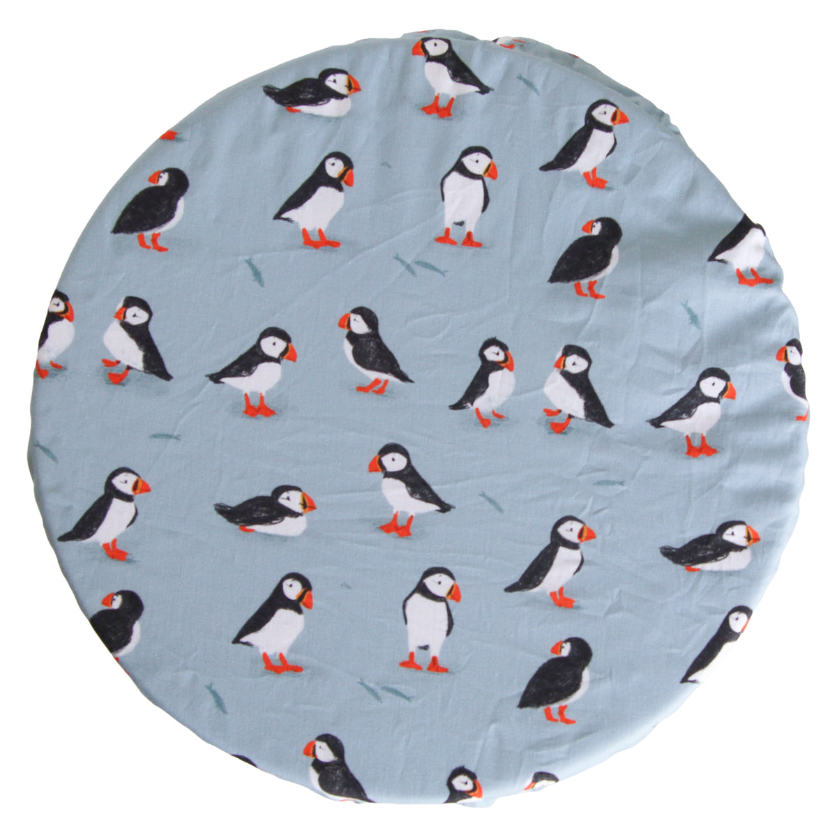 Extra Large Bowl Cover - Puffins