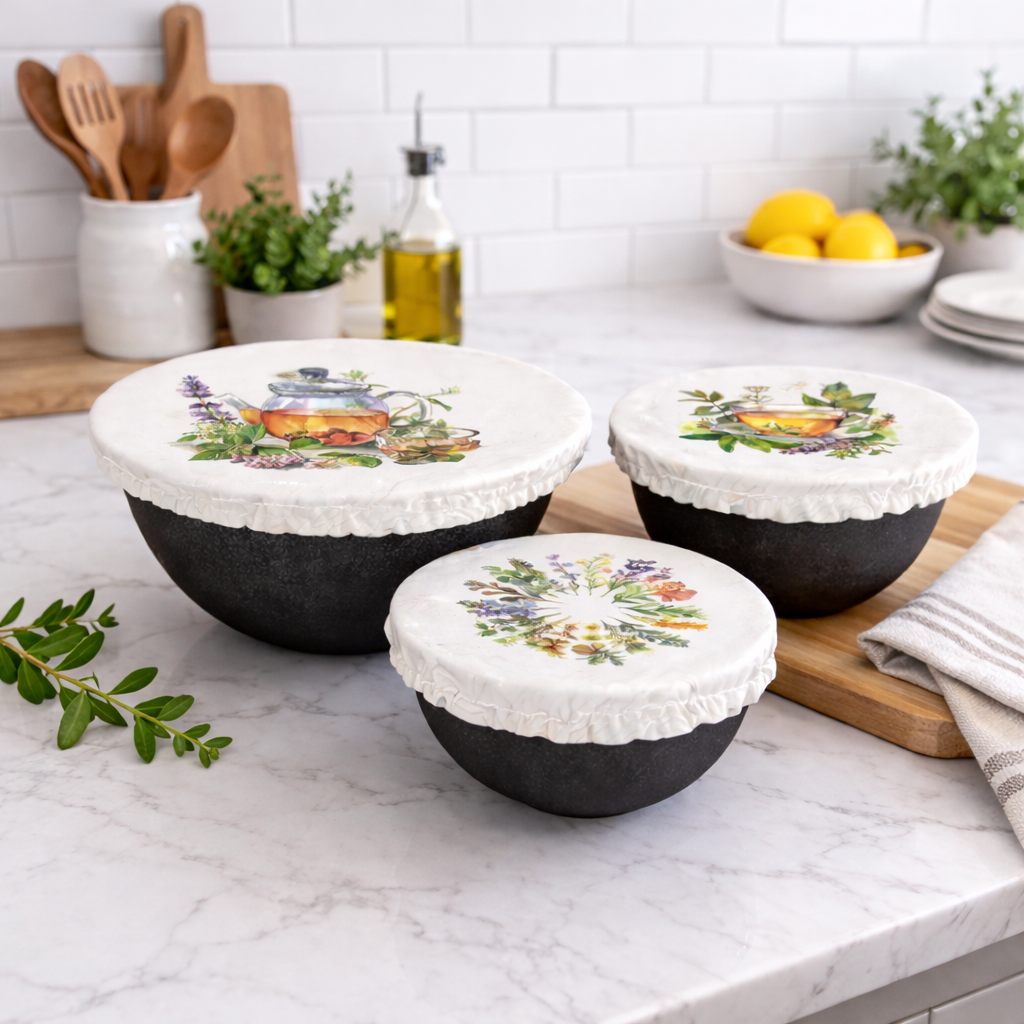 Bowl Cover Set - Herbal