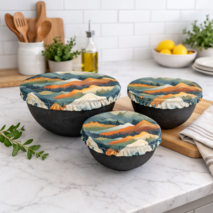 Bowl Cover Set - Mountains