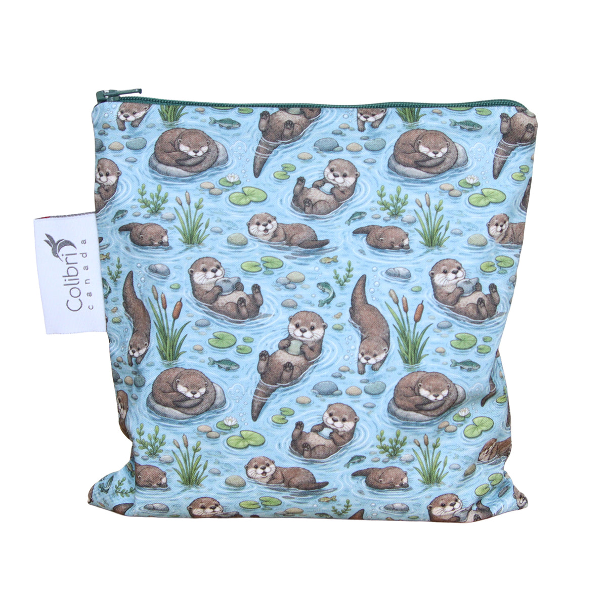 Otterly Adorable Reusable Snack Bag - Large