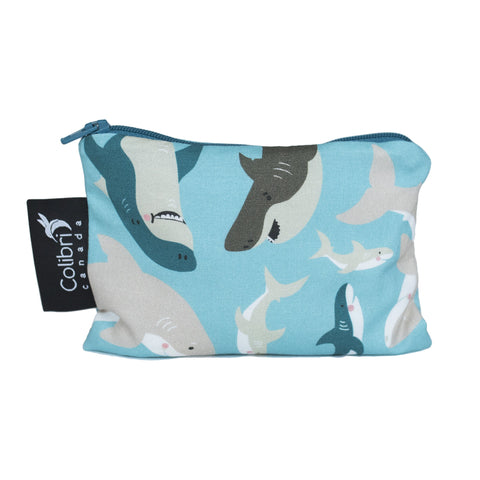 Sharks Reusable Snack Bag - Small