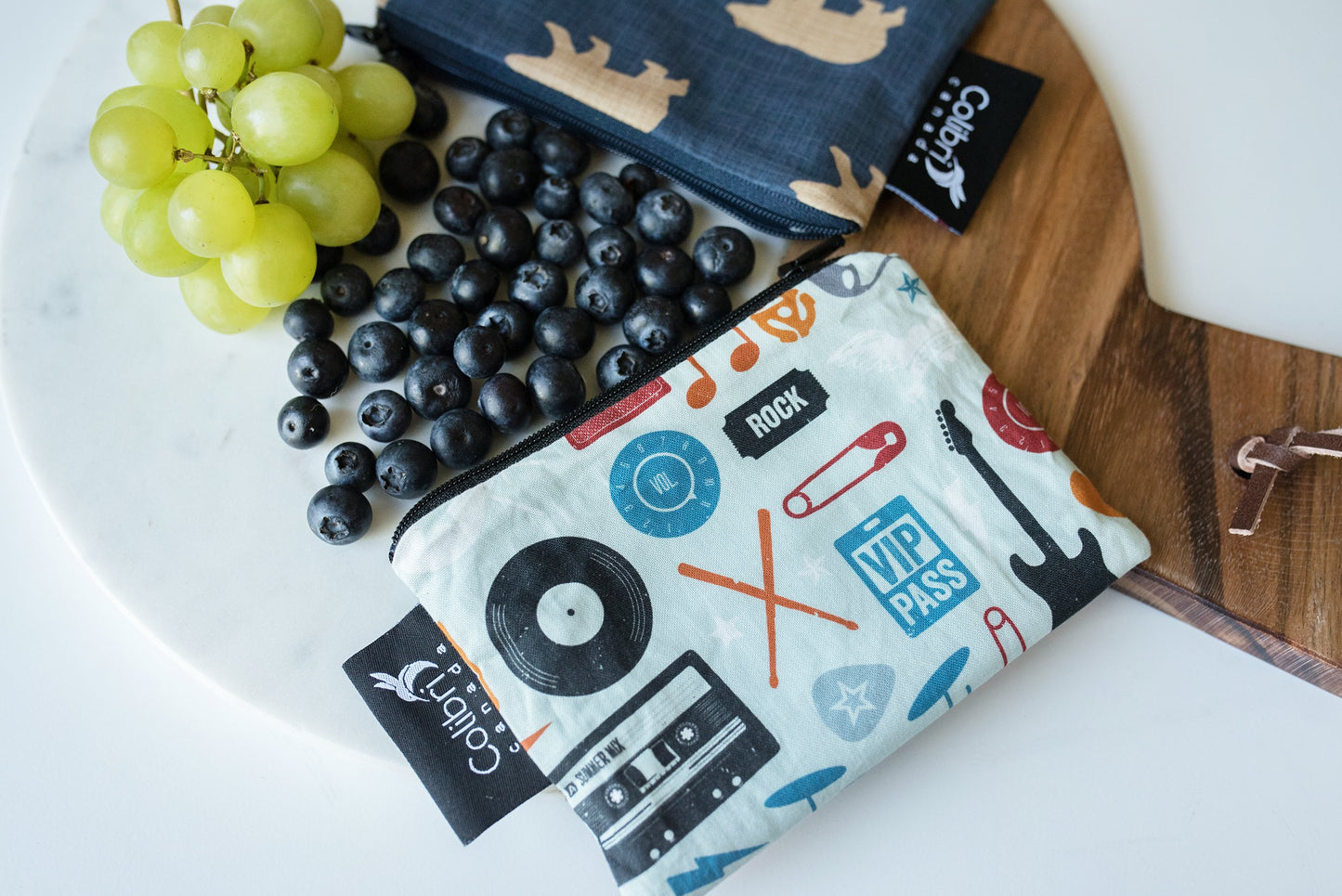 Rock n' Roll Reusable Snack Bag - Small