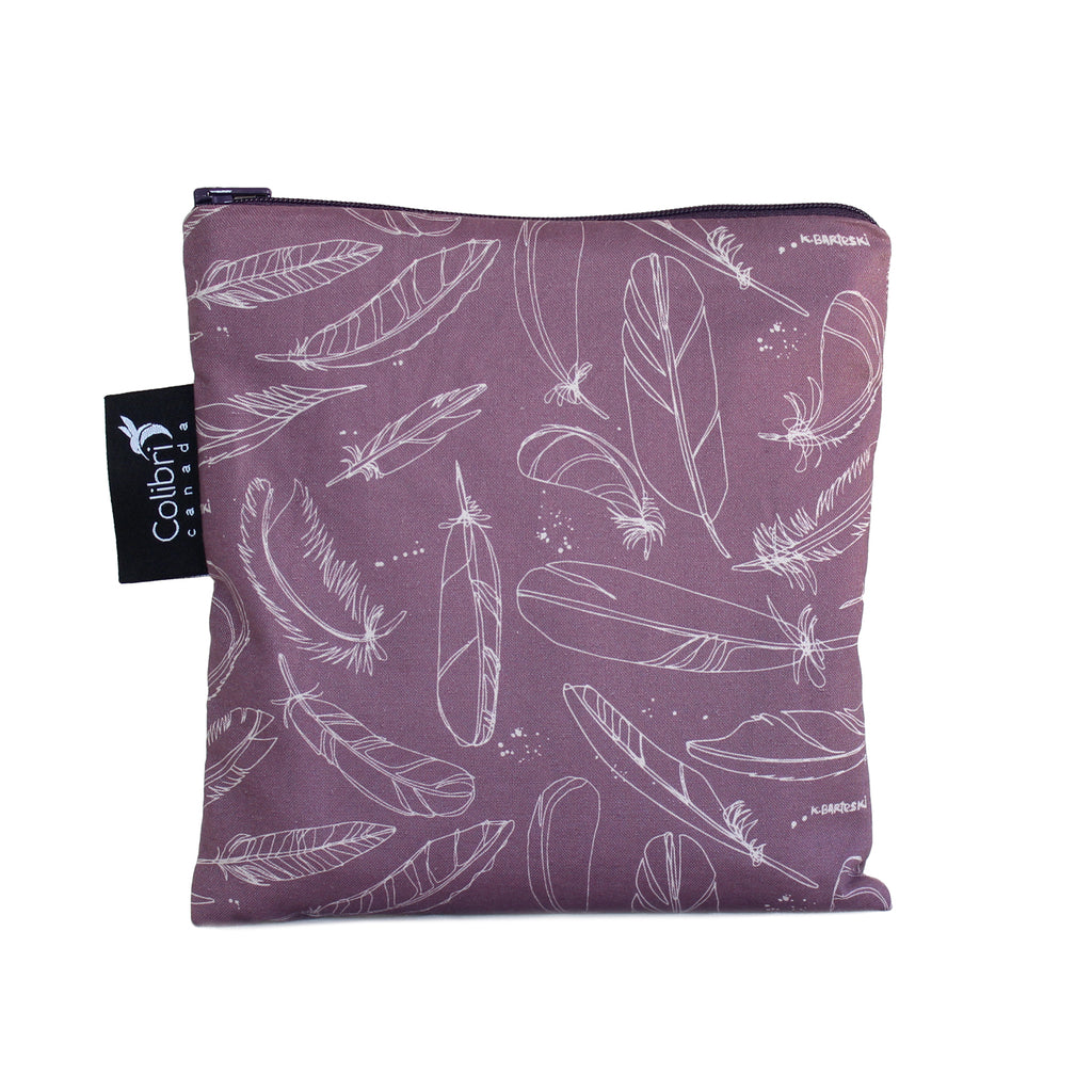 Feather Reusable Snack Bag - Large