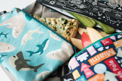 Sharks Reusable Snack Bag - Medium