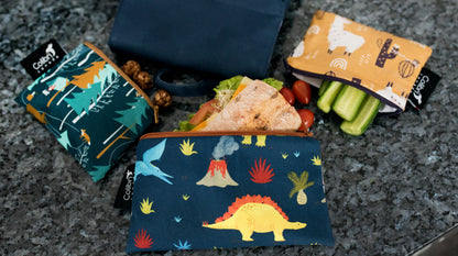 Dinosaurs Reusable Snack Bag - Medium